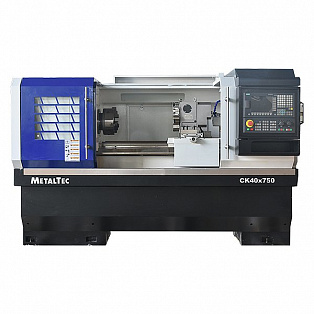 MetalTec CK 40x750 токарный станок ЧПУ с прямой станиной купить в Москве - rodan.ru