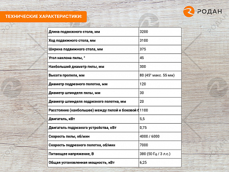 Форматно-раскроечный станок WoodTec TOP POINT K-45