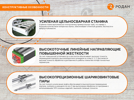 Фрезерно-гравировальный станок с ЧПУ StoneTec 1325R