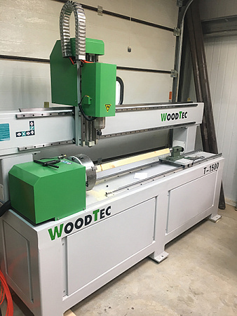 Станок токарно-фрезерный с ЧПУ WoodTec T 1500 купить в Москве - rodan.ru