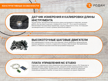 Фрезерно-гравировальный станок с ЧПУ WoodTec H 1325L