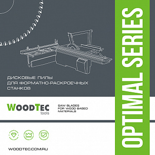 Пила для форматно-раскроечных станков Ø300 х 30 х 3,2/2,2 Z = 96 FZ/TR WoodTec - rodan.ru