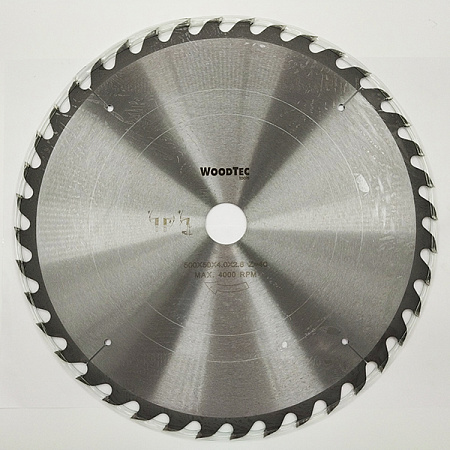 Пила дисковая Ø500 х 50 х 4,0/2,8 Z40 WZ WoodTec
