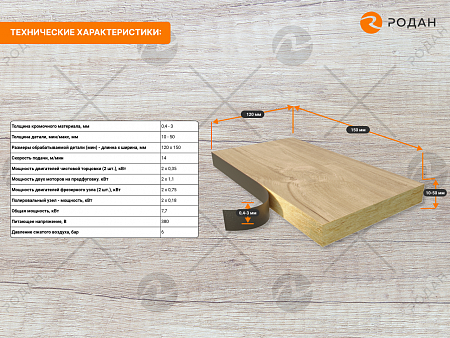 Автоматический кромкооблицовочный станок WoodTec Compact F Plus