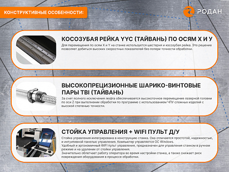 MetalTec 1530B (1500W) оптоволоконный лазерный станок для резки металла