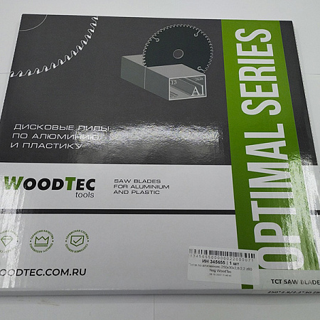 Пила по алюминию Ø250 x 30 x 2,8 / 2,2 Z80 NEG WoodTec	