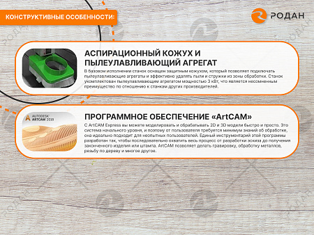 Фрезерно-гравировальный станок с ЧПУ WoodTec CH 1325L