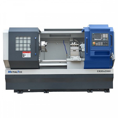 Токарный станок c ЧПУ с прямой станиной MetalTec CK 80x2000 купить в Москве - rodan.ru