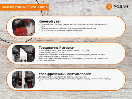 Станок кромкооблицовочный WoodTec Compact F