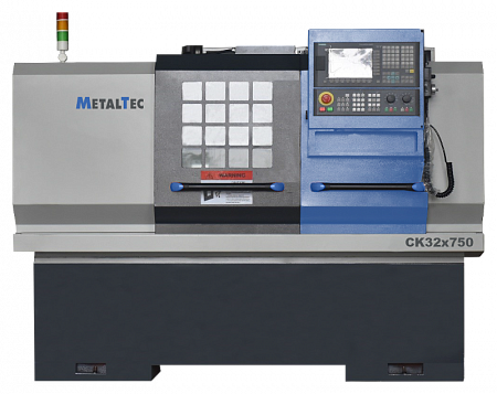 Токарный станок c ЧПУ с горизонтальной станиной MetalTec CK 32x750 купить в Москве - rodan.ru