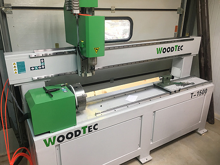 Станок токарно-фрезерный с ЧПУ WoodTec T 1500 купить в Москве - rodan.ru