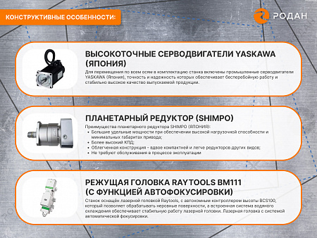 Промышленный комплекс лазерной резки MetalTec 1530P (6000Вт)