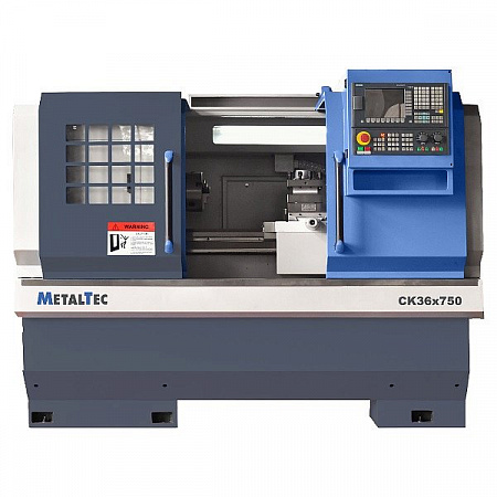 Токарный станок c ЧПУ с горизонтальной станиной MetalTec CK 36x750 купить в Москве - rodan.ru