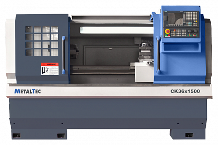 Токарный станок c ЧПУ с горизонтальной станиной MetalTec CK 36x1500 купить в Москве - rodan.ru