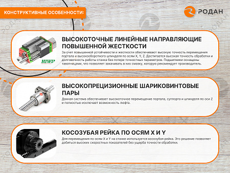 Фрезерно-гравировальный станок с ЧПУ WoodTec CH-1325