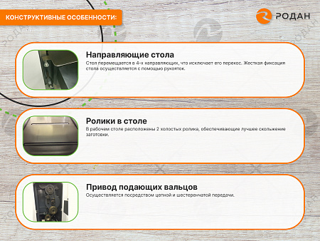 Станок рейсмусовый с шейперным ножевым валом WoodTec SR 630 W