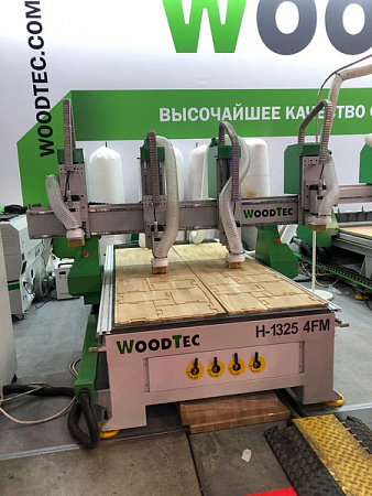 Cтанок фрезерный с ЧПУ по дереву WoodTec H 1325 4FM